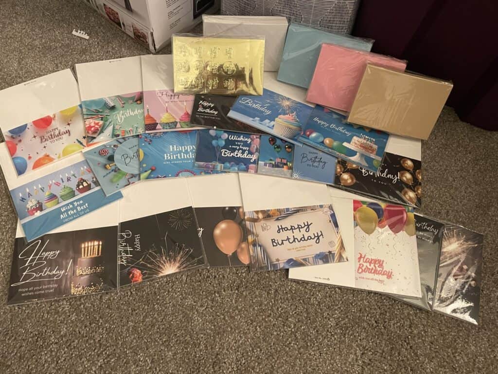 product image of Amazon vine product - birthday card packs