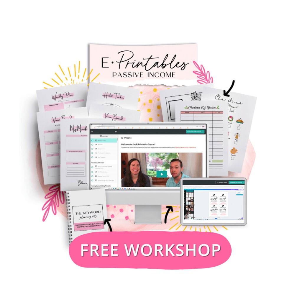 e-printables course free workshop