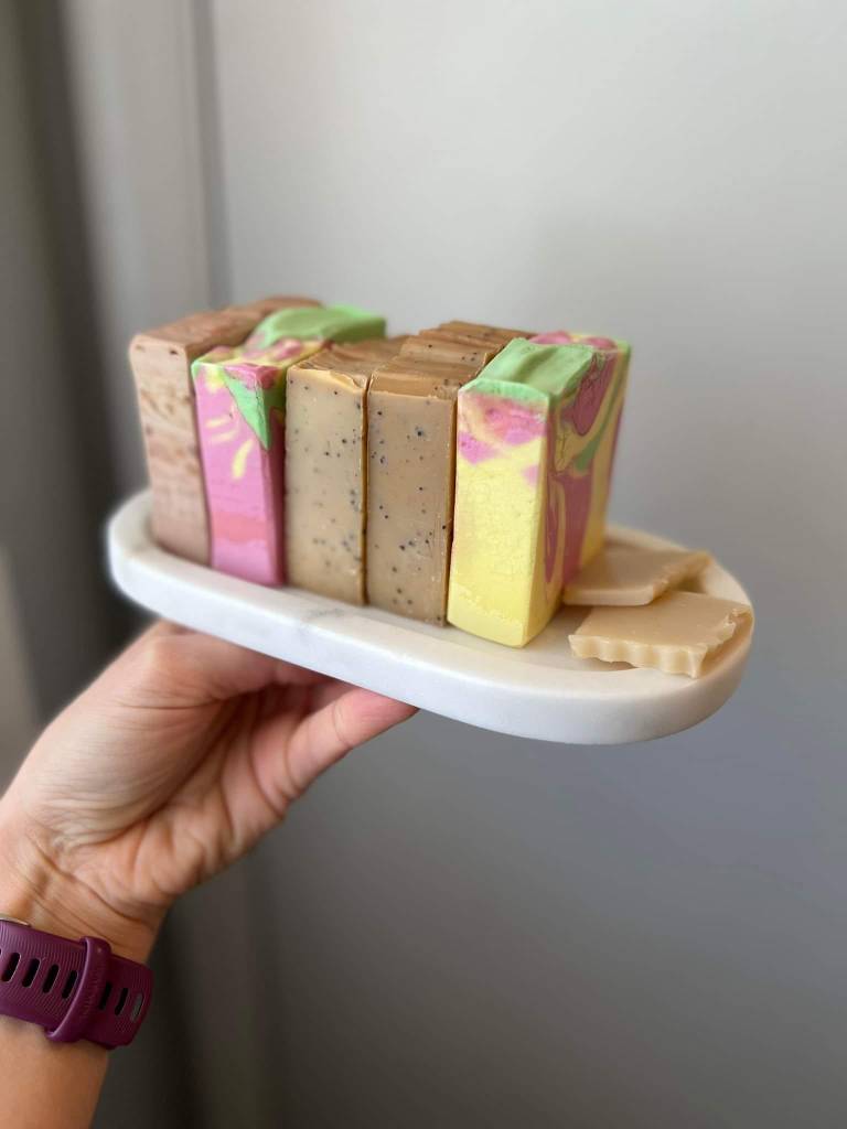 soap variety on display